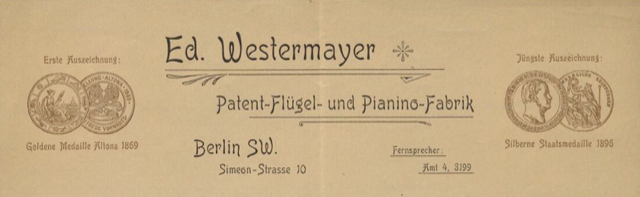 Westermayer Company Letterhead